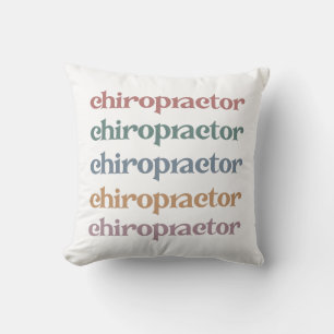 Almofada Presentes do Esquadrão Chiro Chiropractic Retro C