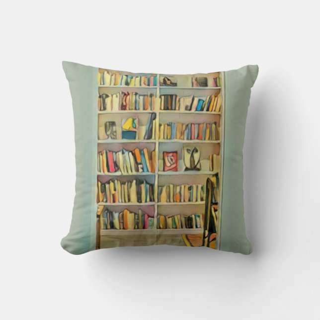 Almofada Presentes incríveis para amantes de livros (Frente)