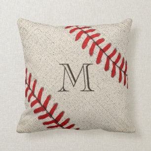 Almofada Presentes Monogrammed originais do basebol para o