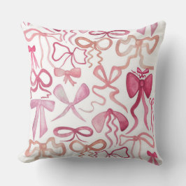 Almofada Presentes para Chá de Noiva Coquette com Laço Rosa