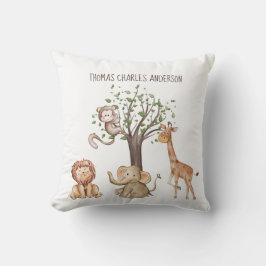 Almofada Presentes Personalizados de Animais da Floresta pa