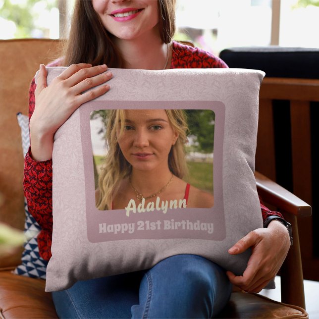 Almofada Presentes personalizados para mulheres de 21 anos, (gifts for 21 year old female)