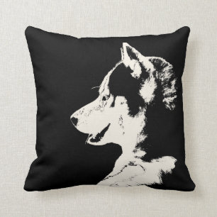Almofada Presentes roncos do Malamute do rouco Siberian do
