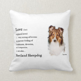 Almofada Presentes Shetland Sheepdog Sheltie Lovers