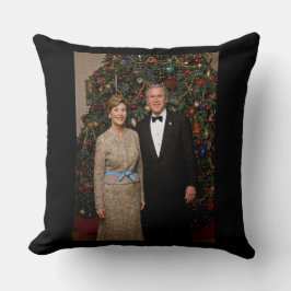 Almofada Presidente George Bush, Laura Casa Branca de Natal