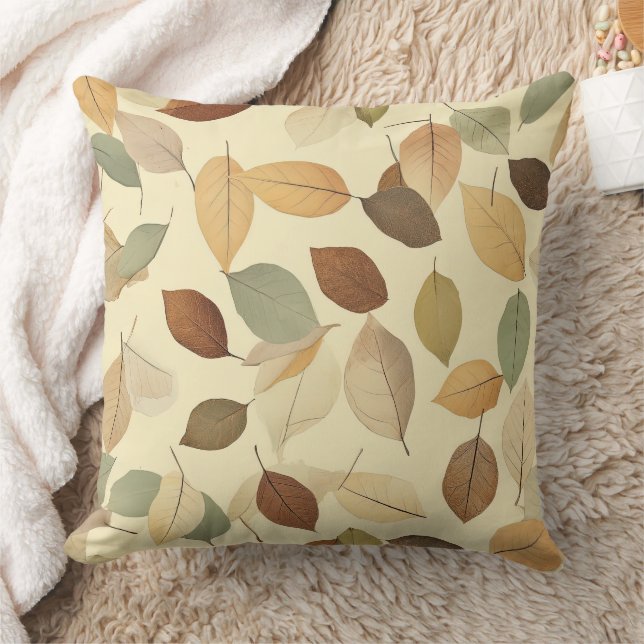 Almofada Pressed Leaf Harmony – Botânica Vintage (10) (Cobertor)