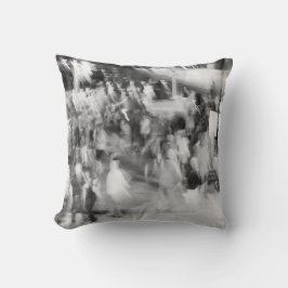 Almofada preta e branca foto abstracto