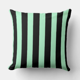 Almofada Preto e Verde Menta