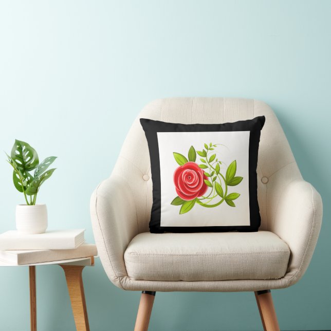 Almofada preto rosa (Cadeira)