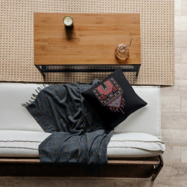 Almofada Preto Tatreez Thobe Trabalho de arte padrão Henna 