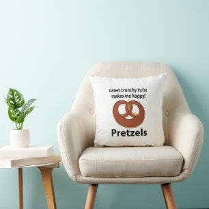 Almofada Pretzel Doce Gelada Faz-me Feliz Pretzel