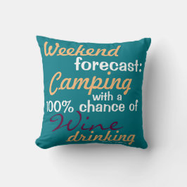 Almofada Previsão de Fim de Semana: Campanha / Luz e Vinho
