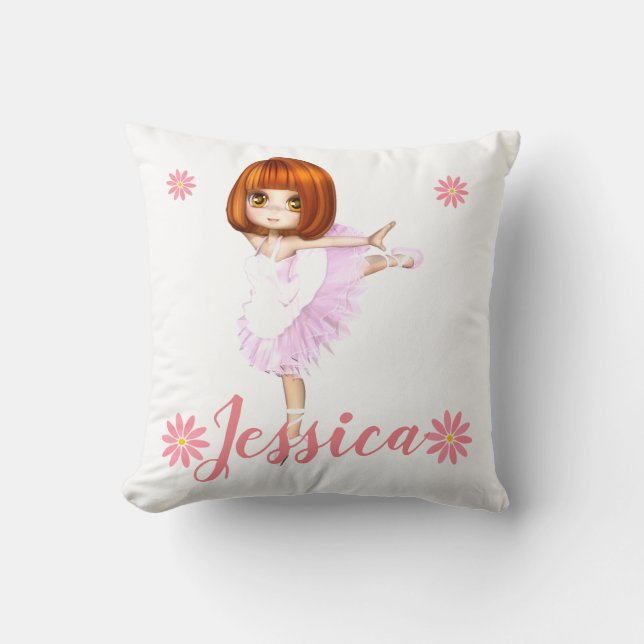 Almofada Prima Ballerina Personalizada (Frente)