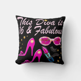 ALMOFADA PRIMA DONNA, 16 ANOS