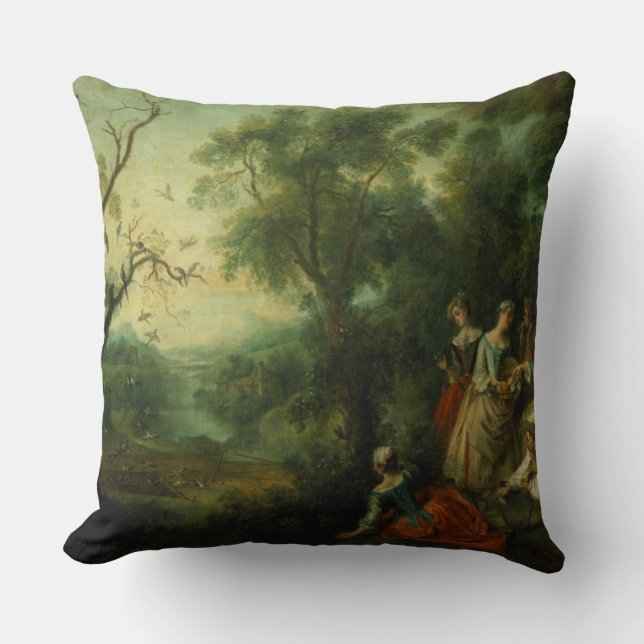 Almofada Primavera, 1738 (óleo em canvas) (Frente)