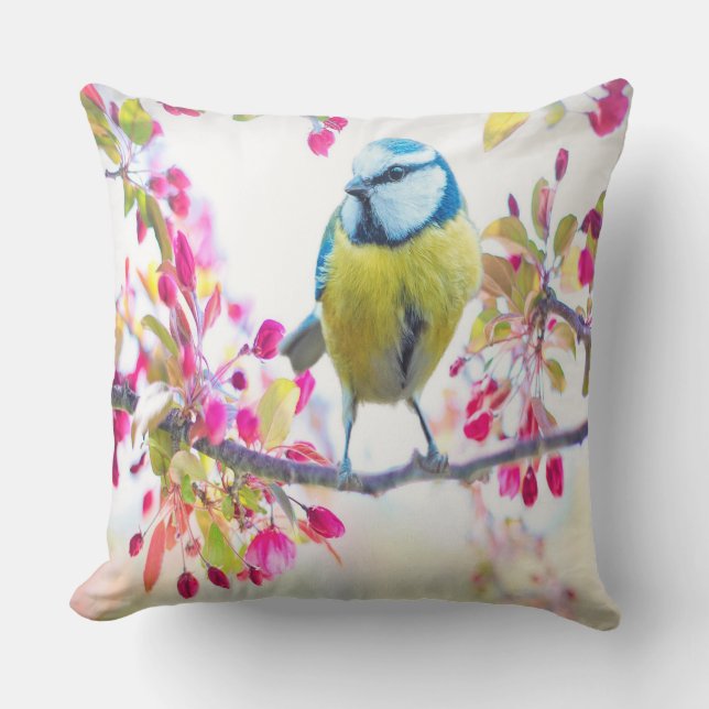 Almofada Primavera Blue Bird (Frente)