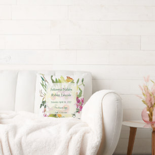 Almofada Primavera daffodil buquê casamento