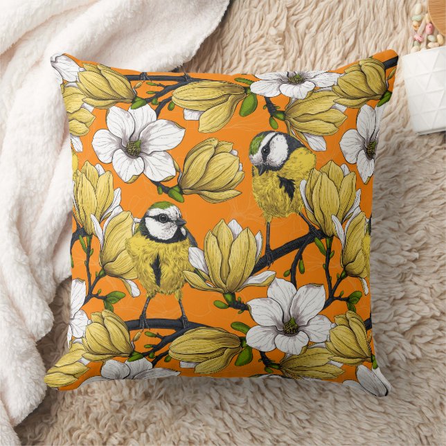 Almofada Primavera em amarelo (Cobertor)