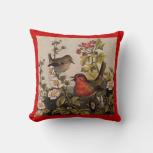 Almofada Primavera Robin Birds Red Birds