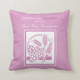 Almofada Primeira Comunhão da Filha, Rosa