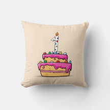 Primeiro aniversario, 1 no Bolo Rosa Doce