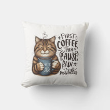 Primeiro Café Depois Pawsibanites Gato