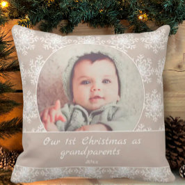 Almofada Primeiro Natal Avós Neto Foto