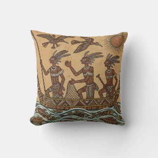 Almofada Primitive Fishermen Throw Cushion