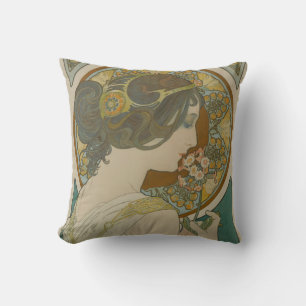 Almofada Primrose por Alphonse Mucha (1899)