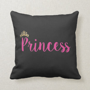 Almofada Princesa com Letra Rosa