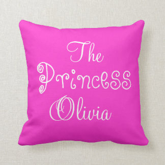 Almofada Princesa conhecida personalizada Olivia Descansar
