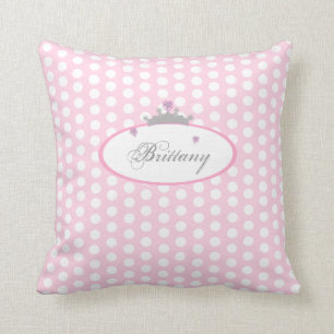 Almofada Princesa cor-de-rosa personalizada Descansar das