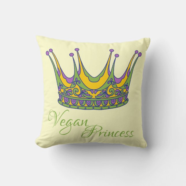 Almofada Princesa do Vegan (Frente)