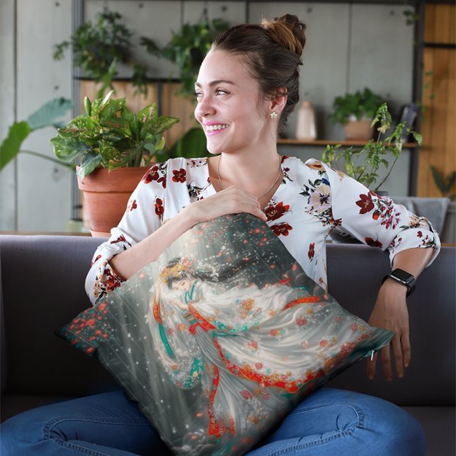 Almofada Princesa Étera em um Jardim da Fantasia (Criador carregado)