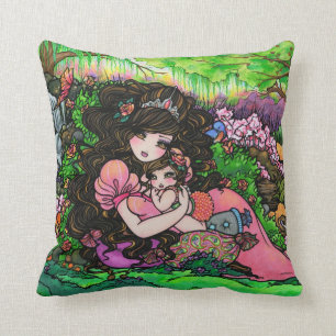 Almofada Princesa Mamã & travesseiro das belas artes da
