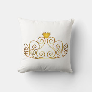 Almofada Princesa Tiara Travesseiro decorativo