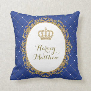 Almofada Príncipe Dourado Berçário Decoração Descansar