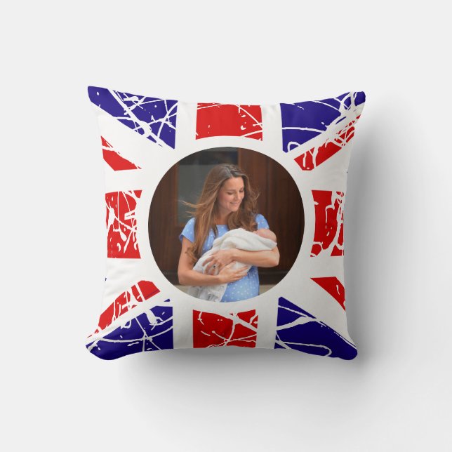Almofada Príncipe George Real Bebê (Frente)