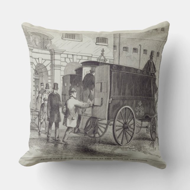 Almofada Prisão Van que toma acima dos prisioneiros na casa (Frente)