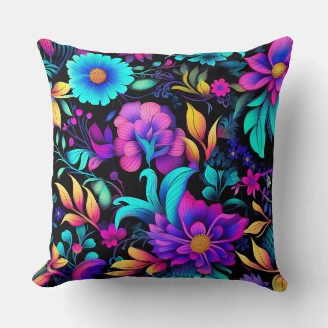 Almofada Prismatic Petalscape Botânico (Frente)