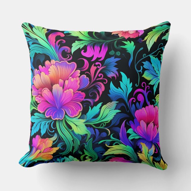 Almofada Prismatic Petalscape Botânico (Frente)