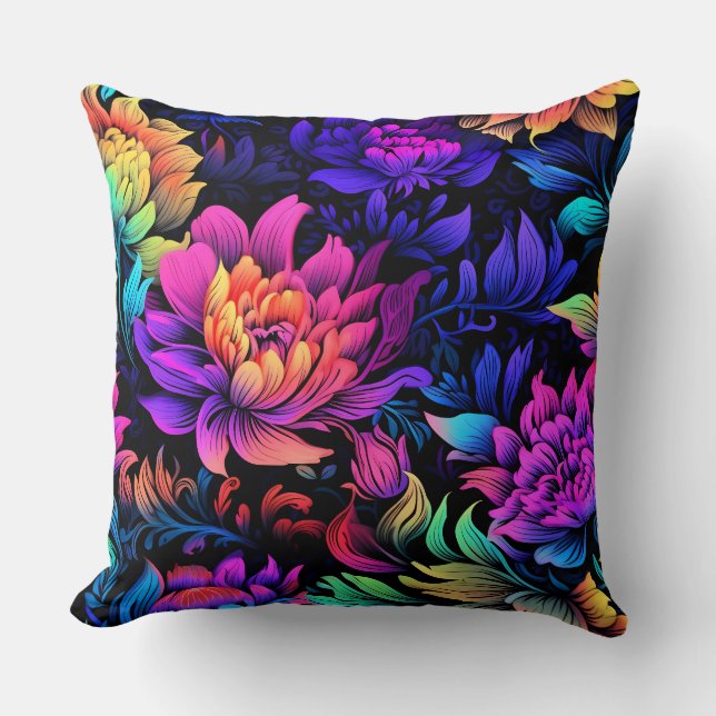 Almofada Prismatic Petalscape Botânico (Frente)