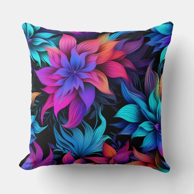 Almofada Prismatic Petalscape Botânico (Frente)