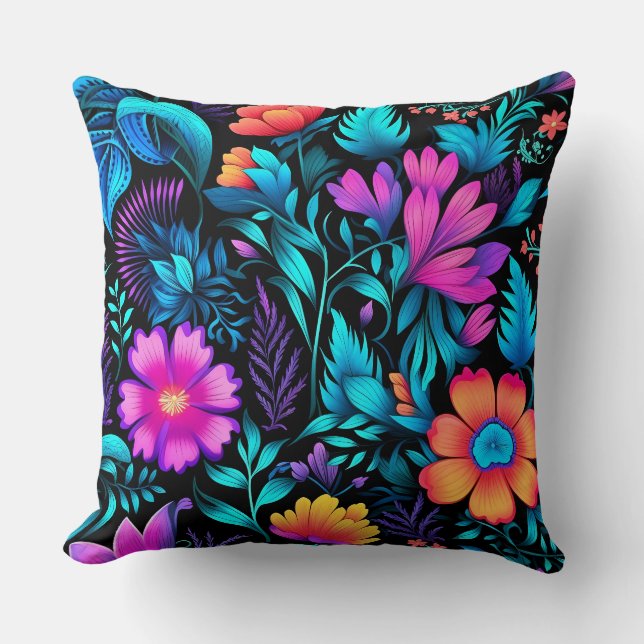 Almofada Prismatic Petalscape Botânico (Frente)