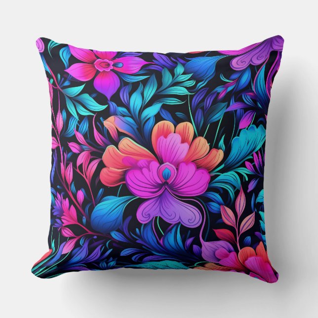 Almofada Prismatic Petalscape Botânico (Frente)