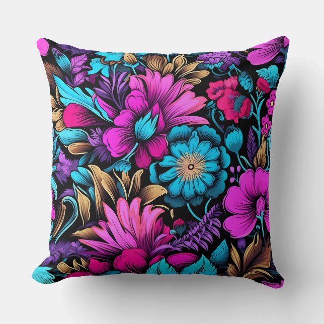 Almofada Prismatic Petalscape Botânico (Frente)