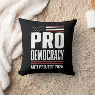 Almofada Pró Democracia Anti Projeto 2025 Trump 2025