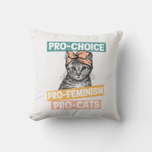 Almofada Pró-Escolha, Pro-Feminismo, Pro-Cat Tambor