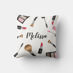 Almofada Produtos de Maquiagem Com Nome Personalizado