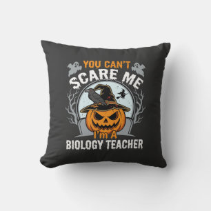 Almofada Professor de Biologia do Halloween Você Não Pode M